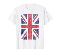 Retro Union Jack Vintage British Flag Great Britain Souvenir T-Shirt