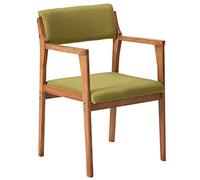 Retro Upholstered Dining Chair with Removable Cover, Solid Wood Frame Supports 150kg, Perfect for Dining Room, Office, and Living Room Furniture