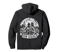 Retro Urban Explorer - Abandoned Places Vintage Ruin Seeker Pullover Hoodie