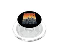 Retro USA Landscape Mountain Forest Sunset Graphic PopSockets PopGrip for MagSafe