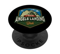 Retro Utah, I Hiked Angels Landing PopSockets Adhesive PopGrip