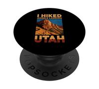 Retro Utah, I Hiked Angels Landing PopSockets Adhesive PopGrip