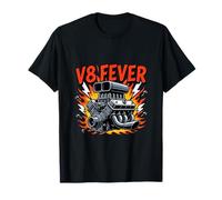 Retro V8 Engine Power Automotive Enthusiast Design T-Shirt