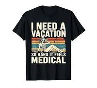 Retro Vacation Humor So Hard It Feels Medical T-Shirt