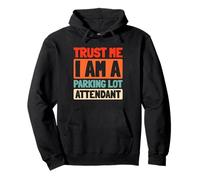 Retro Valet Service Vehicle - Vintage Parking Lot Attendant Pullover Hoodie
