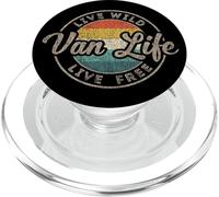 Retro Van Life Gift Vintage Van Dwellers Nomads Van Life PopSockets PopGrip for MagSafe