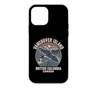 Retro Vancouver Island Orcas Salmon British Columbia Canada Case for iPhone 12 mini