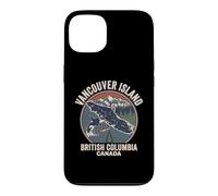 Retro Vancouver Island Orcas Salmon British Columbia Canada Case for iPhone 13