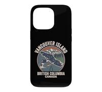 Retro Vancouver Island Orcas Salmon British Columbia Canada Case for iPhone 13 Pro