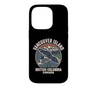 Retro Vancouver Island Orcas Salmon British Columbia Canada Case for iPhone 14 Pro