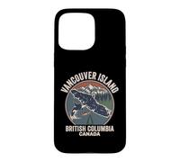 Retro Vancouver Island Orcas Salmon British Columbia Canada Case for iPhone 15 Pro Max