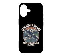 Retro Vancouver Island Orcas Salmon British Columbia Canada Case for iPhone 17