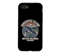 Retro Vancouver Island Orcas Salmon British Columbia Canada Case for iPhone SE (2020) / 7/8
