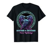 Retro Vaporwave Norse Mythology Huginn & Muninn T-Shirt