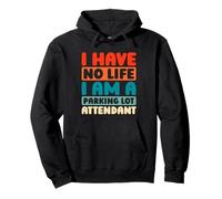 Retro Vehicle Supervision - Vintage Parking Lot Attendant Pullover Hoodie