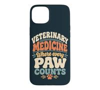 Retro Veterinary Medicine Technician Vet Tech Case for iPhone 15 Plus