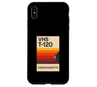 Retro VHS T-120 Videocassette 80s Nostalgia Analog Video Case for iPhone XS Max