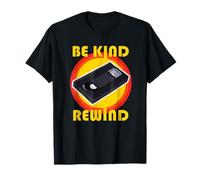 Retro VHS VCR Be Nice Rewind Vintage 80s Video Tape T-Shirt