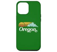 Retro Vibe Oregon Sweatshirt Vintage Mountains & Sun Case for iPhone 12 Pro Max