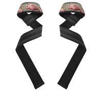 Retro Victorian-style Flamingo Wrist Wraps and Lifting Straps 26" Anti Slip Working Out Gym Accessories for Weightlifting, Deadlifting, Exercise, Strength Training