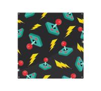 Retro Video Game Joystick Splash Back Benjamin Tate Design Natural One Size