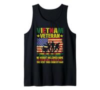 Retro Vietnam War Veteran Honor Courage Sacrifice Patriotic Tank Top