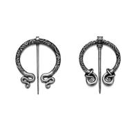 Retro Viking Brooch Pin Viking National Spirit Pin Brooch Celtic Brooch Lapel Pin for Women Men Medieval Jewelry Gift Shawl Buckle Clasp 2Pcs, Zinc, no gemstone