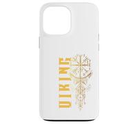 Retro Viking Compass Nordic Paganism Symbols Norse Case for iPhone 13 Pro Max