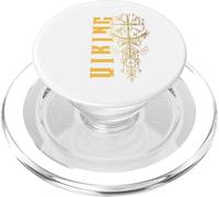 Retro Viking Compass Nordic Paganism Symbols Norse PopSockets PopGrip for MagSafe