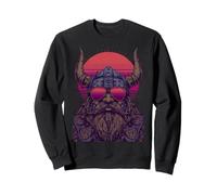 Retro Viking with Sunglasses Sweatshirt