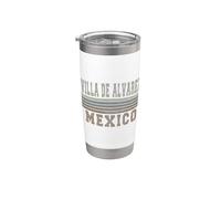 Retro Villa de Alvarez Mexico Stainless Steel Insulated Tumbler