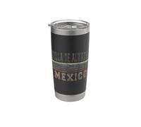 Retro Villa de Alvarez Mexico Stainless Steel Insulated Tumbler