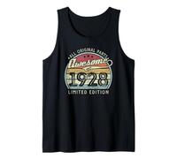 Retro Vintage 1928 Limited Edition 98th Birthday Tank Top