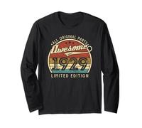 Retro Vintage 1929 Limited Edition 97th Birthday 97 Year Old Long Sleeve T-Shirt