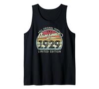Retro Vintage 1929 Limited Edition 97th Birthday Tank Top
