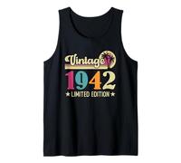 Retro Vintage 1942 Limited Edition 1942 Birthday Tank Top