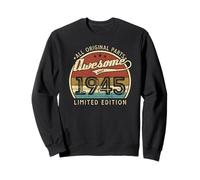 Retro Vintage 1945 Limited Edition 81st Birthday 81 Year Old Sweatshirt