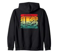 Retro Vintage 3D Printer Robotic Arm Maker Zip Hoodie