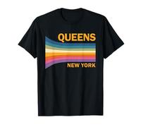 Retro Vintage 70s 80s Queens New York T-Shirt