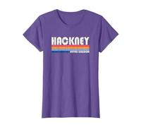 Retro Vintage 70s 80s Style Hackney, United Kingdom T-Shirt
