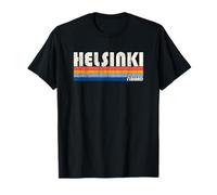 Retro Vintage 70s 80s Style Helsinki, Finland T-Shirt