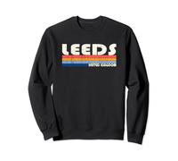 Retro Vintage 70s 80s Style Leeds, United Kingdom Sweatshirt