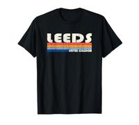 Retro Vintage 70s 80s Style Leeds, United Kingdom T-Shirt