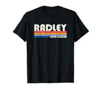 Retro Vintage 70s 80s Style Radley, United Kingdom T-Shirt