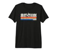 Retro Vintage 70s 80s Style Saint-Etienne, France Premium T-Shirt