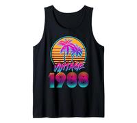 Retro Vintage 80s 1988 37 Years Old 37th Birthday Tank Top