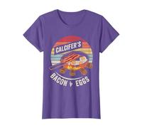 Retro Vintage Calcifer's Bacon And Egg Cook Food Lover T-Shirt