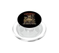 Retro Vintage Christmas Cat Baking Cookies Holiday Baker PopSockets PopGrip for MagSafe