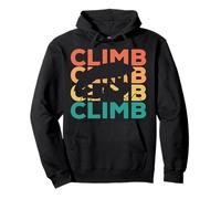 Retro Vintage Climbing Gift For Climbers Pullover Hoodie