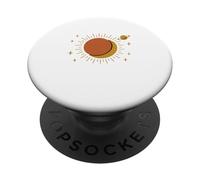 Retro Vintage Cosmic Eclipse Sun Moon Alignment PopSockets Adhesive PopGrip